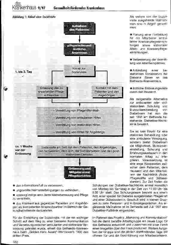 Vorschauseite 2: Bethesda 2000 - ein Klinikkonzept für das nächste Jahrtausend