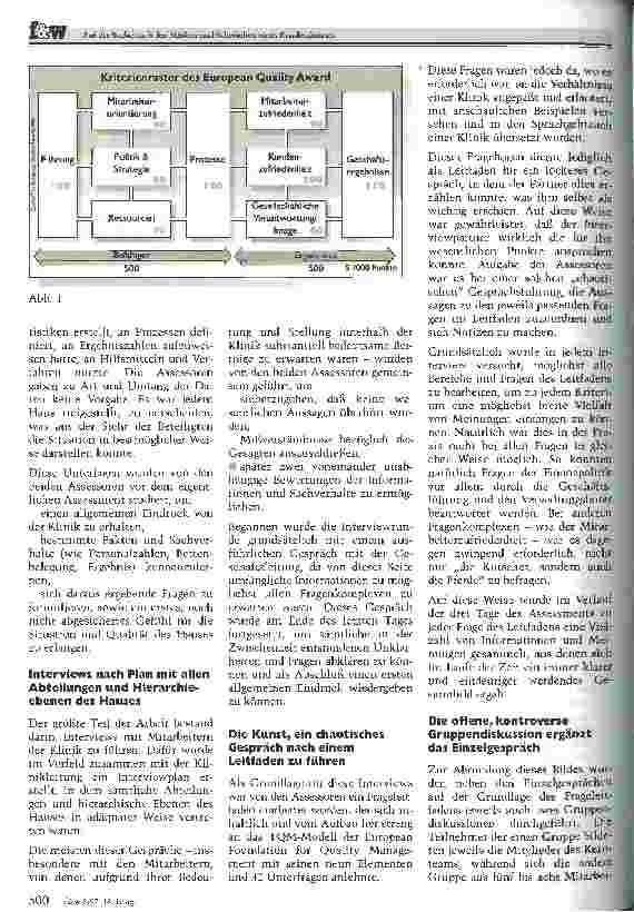 Vorschauseite 3: Auf der suche nach den Stärken und Schwächen eines Krankenhauses Der Einsatz von Fremd-Assessments als Controlling-Instrument