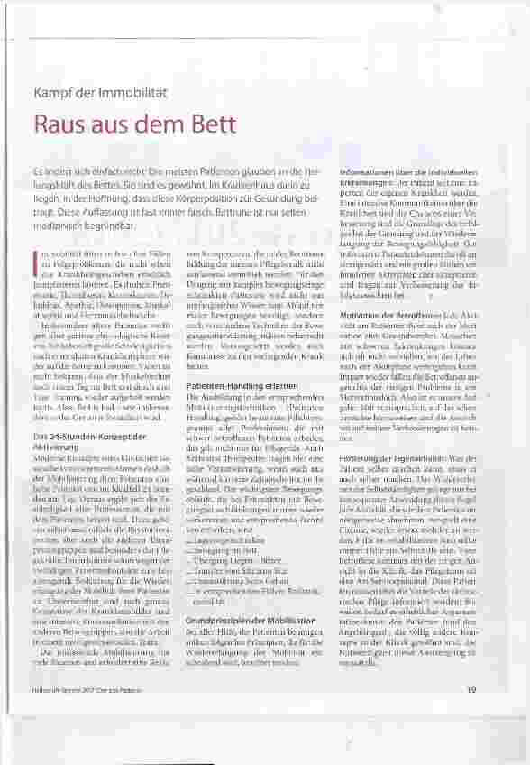 Vorschauseite 1: Raus aus dem Bett