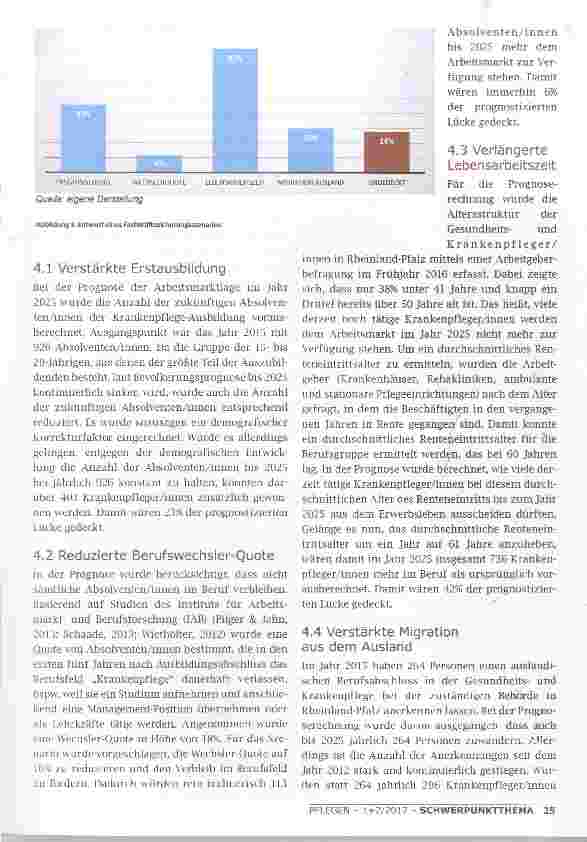 Vorschauseite 4: MODELLIERUNG VON SZENARIEN ZUR FACHKRÄFTESICHERUNG