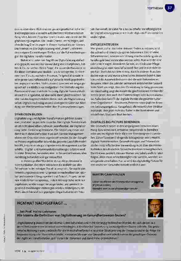 Vorschauseite 2: Buzzword-Bingo oder digitales Big Picture?