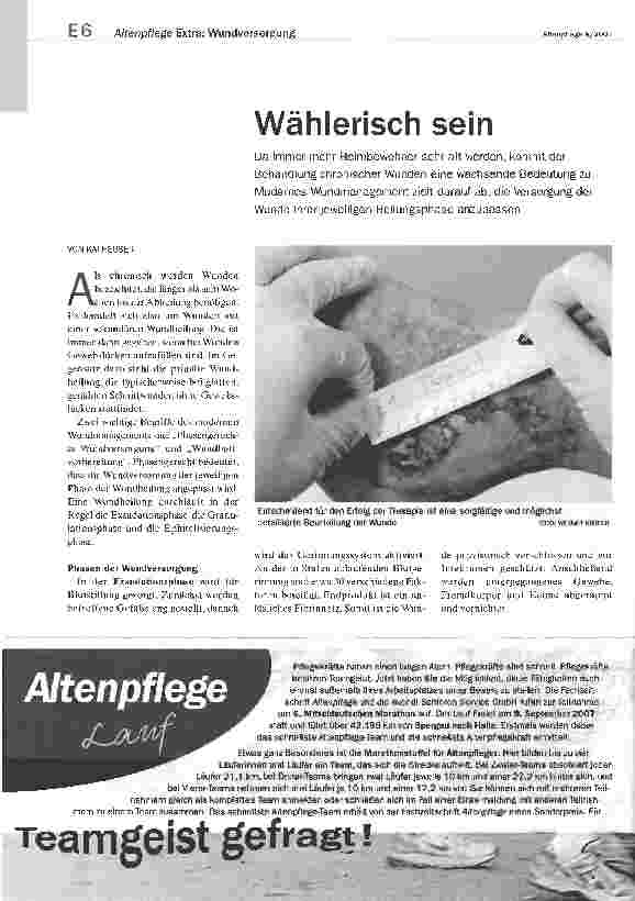 Vorschauseite 1: Wählerisch sein