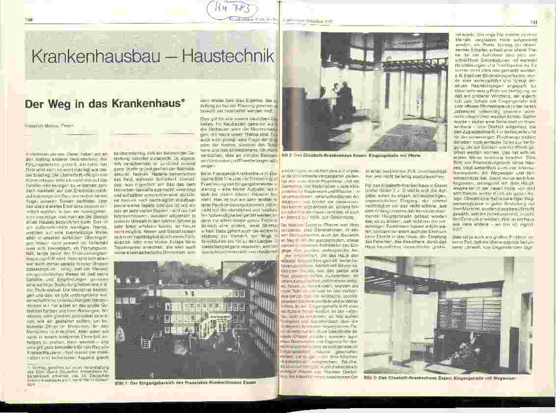 Vorschauseite 1: Der Weg in das Krankenhaus