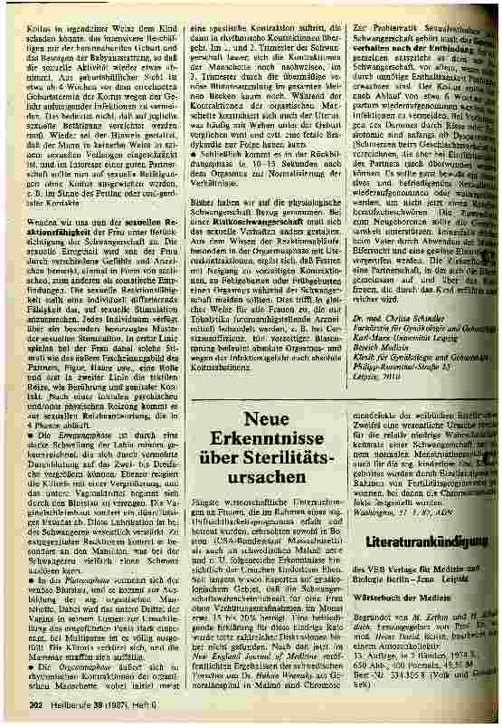 Vorschauseite 2: Sexualverhalten und Schwangerschaft