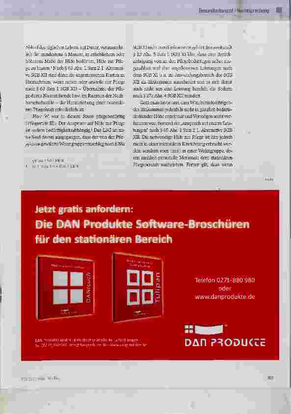 Vorschauseite 2: Rangverhältnis zwischen Wohngruppenzuschlag gemäß § 38a SGB XI und Leistungen nach SGB XII