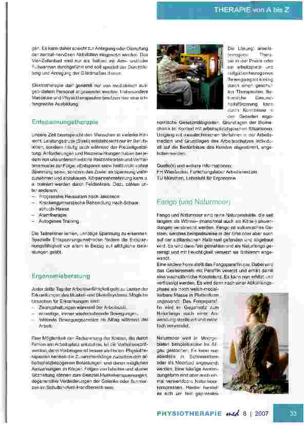 Vorschauseite 3: Therapien von A bis Z