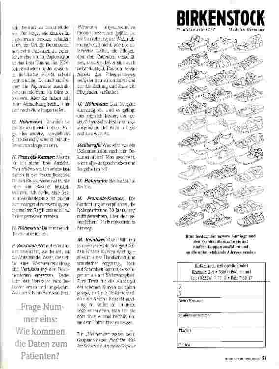 Vorschauseite 4: Dokumentation heute - viele Fragen sind noch offen