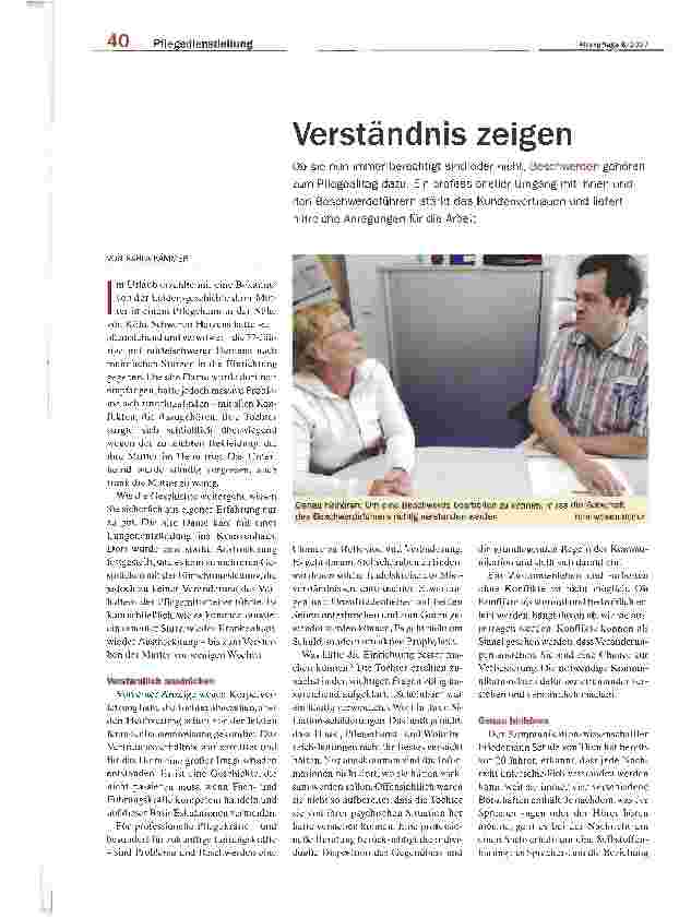 Vorschauseite 1: Verständnis zeigen
