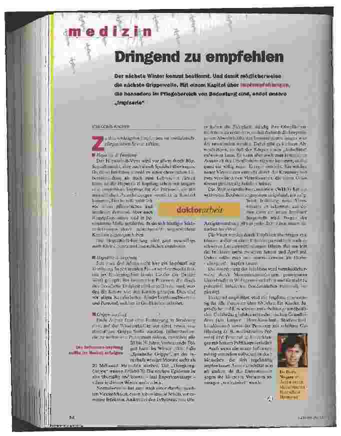 Vorschauseite 1: Dringend zu empfehlen