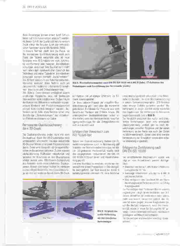 Vorschauseite 6: Im Einsatz: 3D-gedruckte Prothesen & Orthesen mit CE