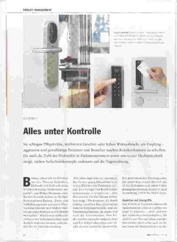 Vorschauseite 1: Alles unter Kontrolle