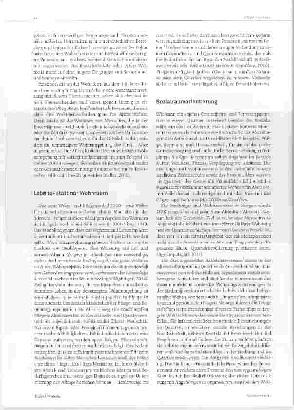Vorschauseite 2: Wohnen im Alter