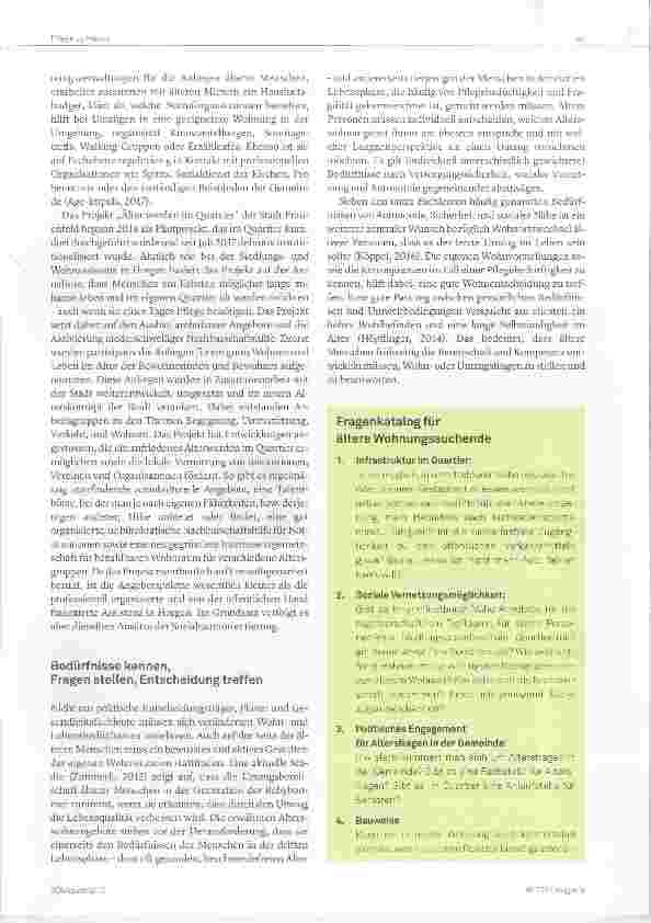 Vorschauseite 3: Wohnen im Alter