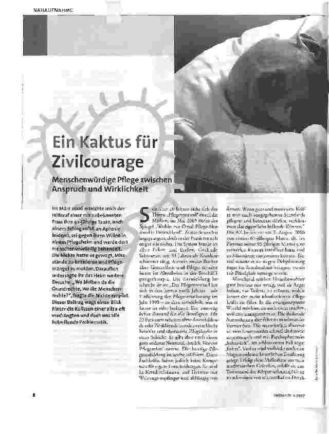 Vorschauseite 1: Ein Kaktus für Zivilcourage