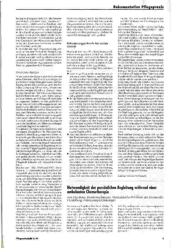 Vorschauseite 2: Die Bedeutung des sozialen Umfeldes des Patienten für den Pflegealltag