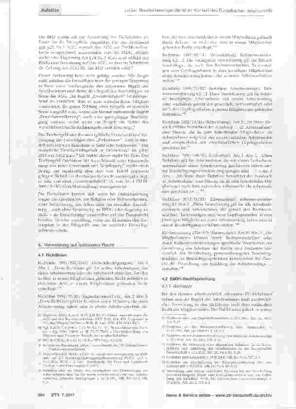 Vorschauseite 4: Bundesfreiwilligendienst im Kontext des Europäischen Arbeitsrechts
