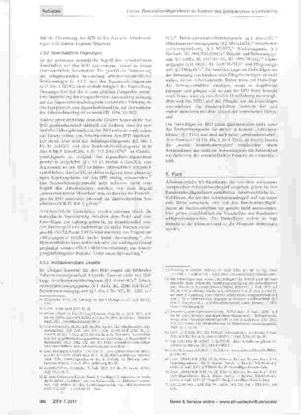 Vorschauseite 6: Bundesfreiwilligendienst im Kontext des Europäischen Arbeitsrechts