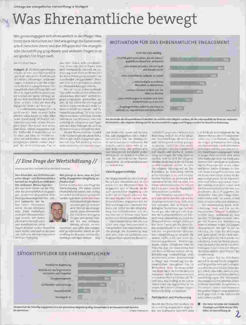 Vorschauseite 1: Was Ehrenamtliche bewegt