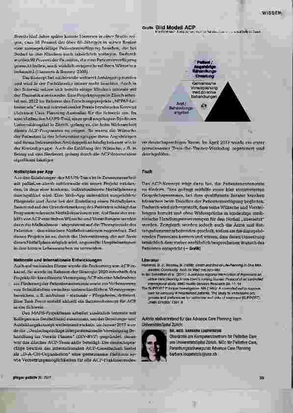 Vorschauseite 4: ACP die Autonomie stärken