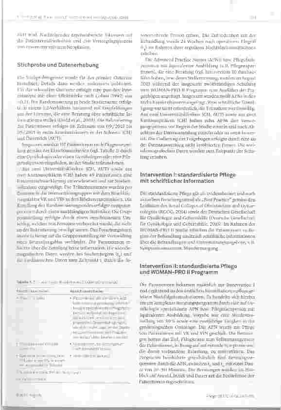 Vorschauseite 3: Können schriftliche Informationen oder eine Beratung (WOMAN-PROII Programm) bei Frauen mit vulvären Neoplasien die Patientenzufriedenheit und den Versorgungsprozess verbessern?