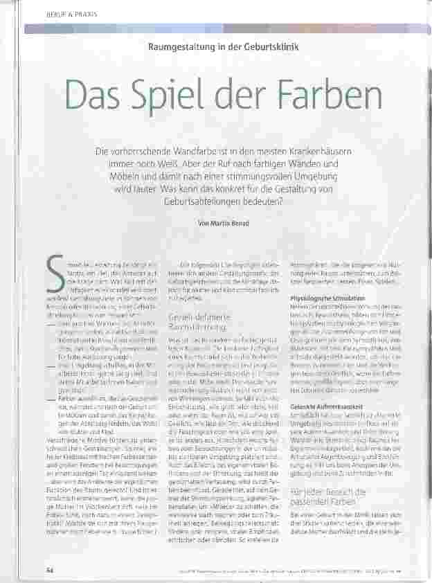 Vorschauseite 1: Das Spiel der Farben