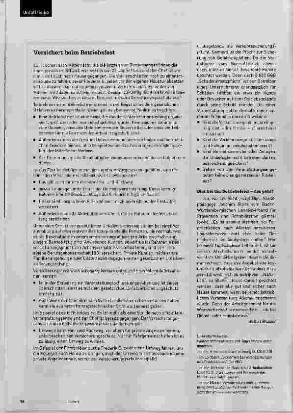 Vorschauseite 3: Feste feiern aber sicher