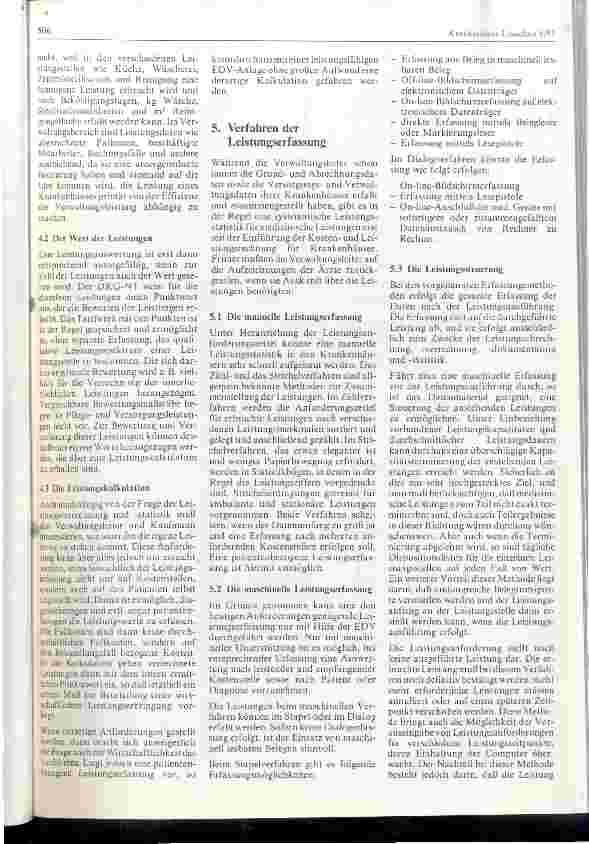Vorschauseite 4: Leistungserfassung, -bewertung und -analyse in Krankenhäusern aus der Sicht der Verwaltungsleitung