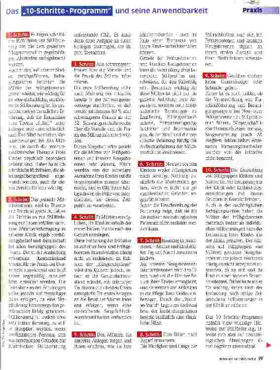 Vorschauseite 2: Stillen bei Frühgeborenen