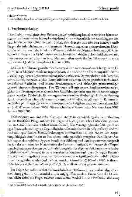 Vorschauseite 2: Grundständigkeit der Lehrerbildung im Rahmen konsekutiver Studienstrukturen