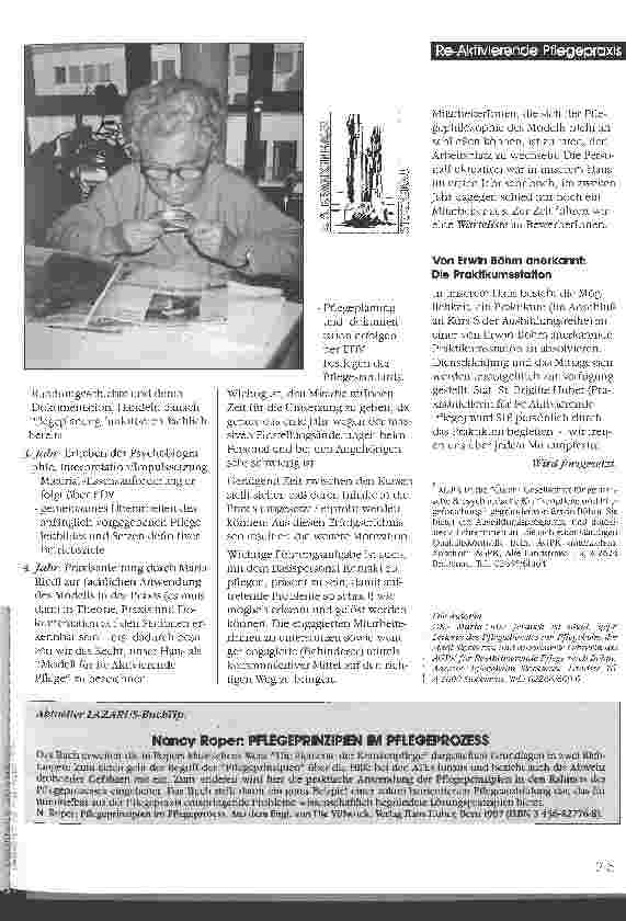 Vorschauseite 2: Vom Projekt zur Modellstation