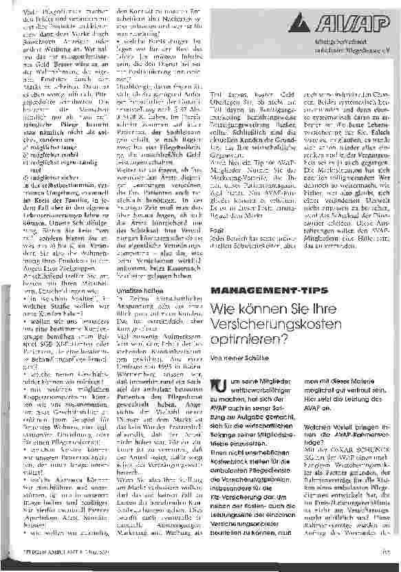 Vorschauseite 2: Kosten senken und Umsätze erhöhen? Teil II