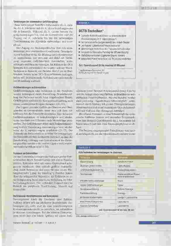 Vorschauseite 5: Erstversorgung und innerklinische Therapie von Schussund Explosionsverletzungen