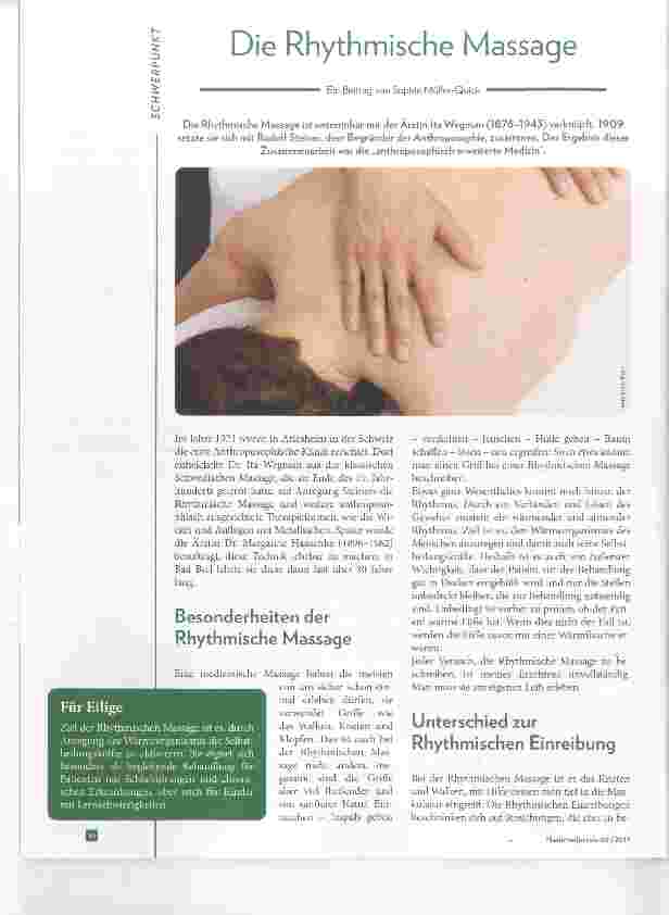 Vorschauseite 1: Die Rhythmische Massage
