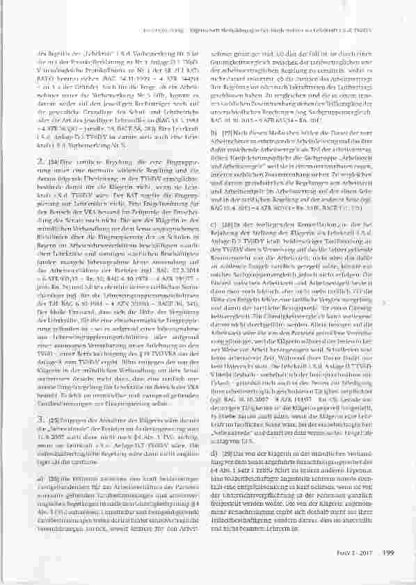 Vorschauseite 4: Eigenschaft Heilpädagogischer Förderlehrer als Lehrkraft i.S.d. TVöD-V