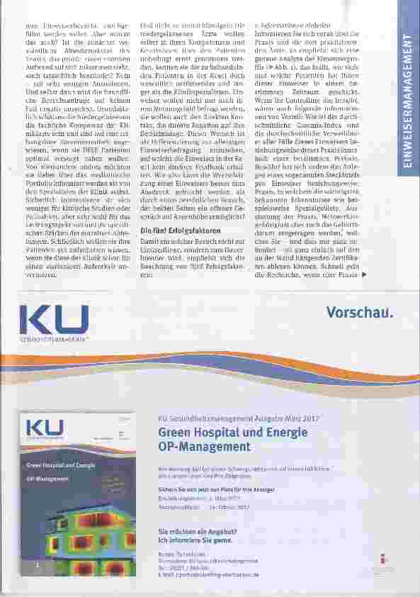 Vorschauseite 3: Fünf Erfolgsfaktoren für einen erfolgreichen Einweiserbesuch