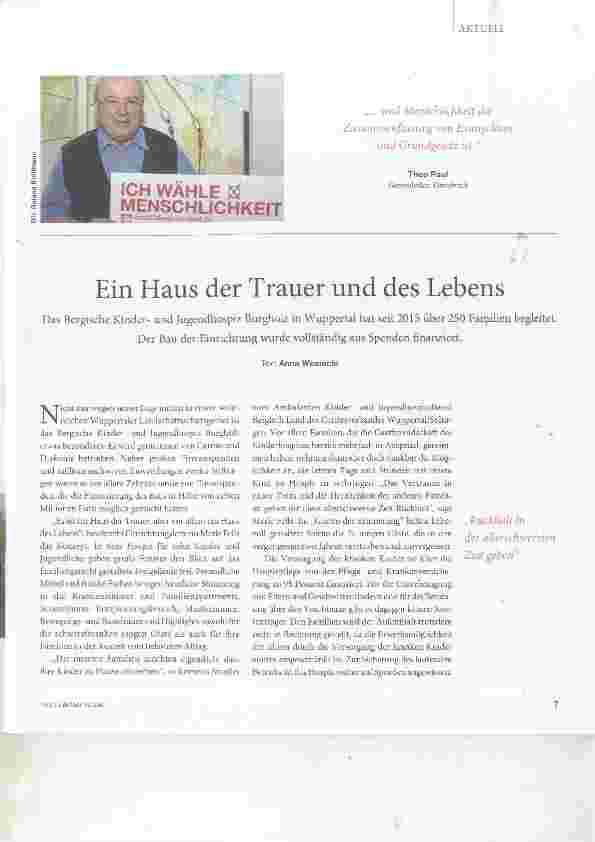 Vorschauseite 1: Ein Haus der Trauer und des Lebens