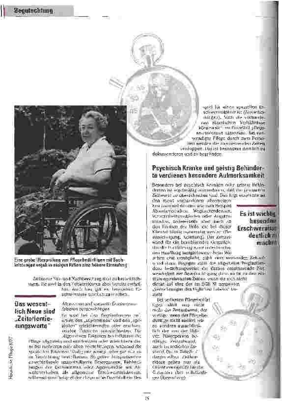 Vorschauseite 3: Die Zeitkorridore sind entscheidend Die neuen Begutachtungsrichtlinien - aktuelle Änderungen der ambulanten Einstufungspraxis