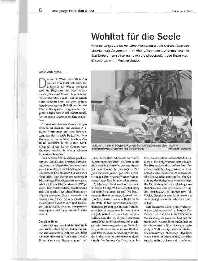 Vorschauseite 1: Wohltat für die Seele