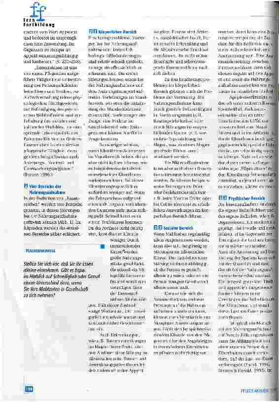 Vorschauseite 2: Aspekte der Nahrungsaufnahme in der Pflege