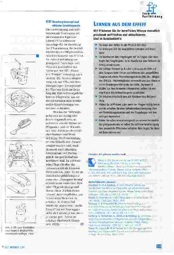 Vorschauseite 5: Aspekte der Nahrungsaufnahme in der Pflege