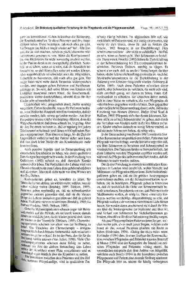 Vorschauseite 4: Die Bedeutung qualitativer Forschung für die Pflegekunde und die Pflegewissenschaft