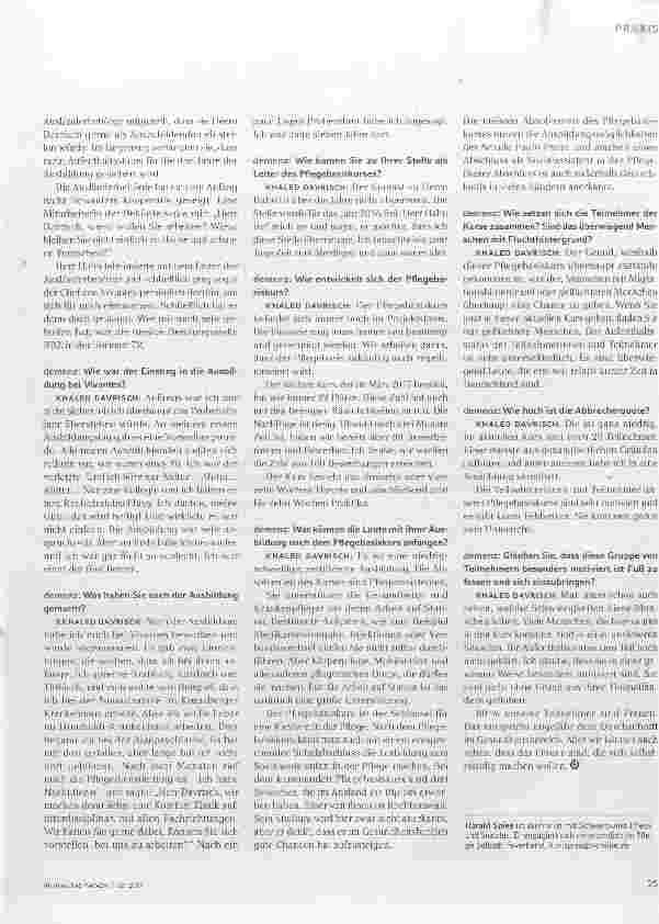 Vorschauseite 2: Der Schlüssel für eine Karriere in der Pflege