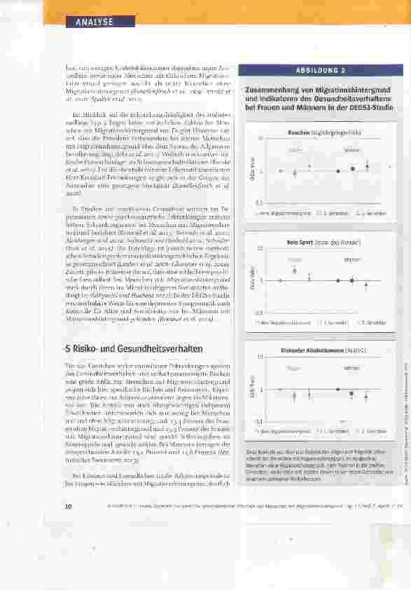 Vorschauseite 4: Die gesundheitliche Situation von Menschen mit Migrationshintergrund in Deutschland
