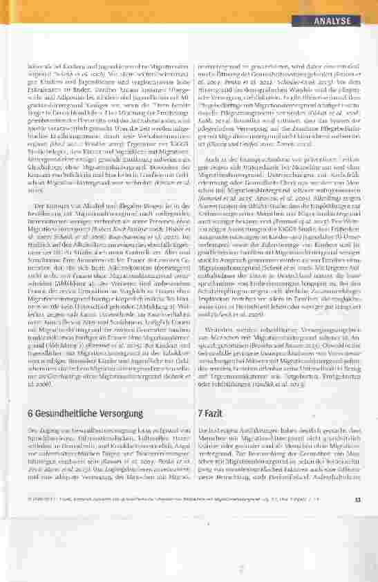 Vorschauseite 5: Die gesundheitliche Situation von Menschen mit Migrationshintergrund in Deutschland