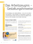 Vorschauseite 1: Das Arbeitszeugnis - Gestaltungshinweise