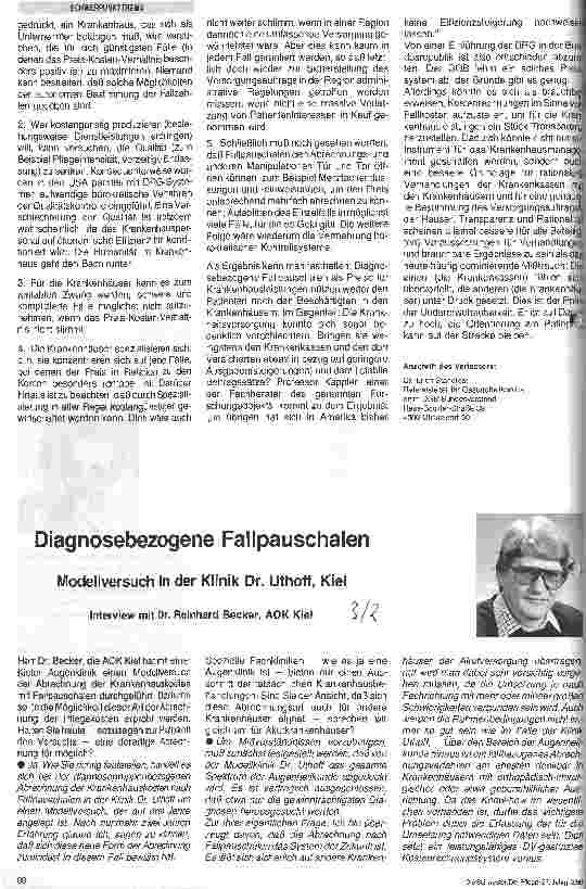 Vorschauseite 2: Fallpausachalen: Ein Preissystem für Krankenhausleistungen