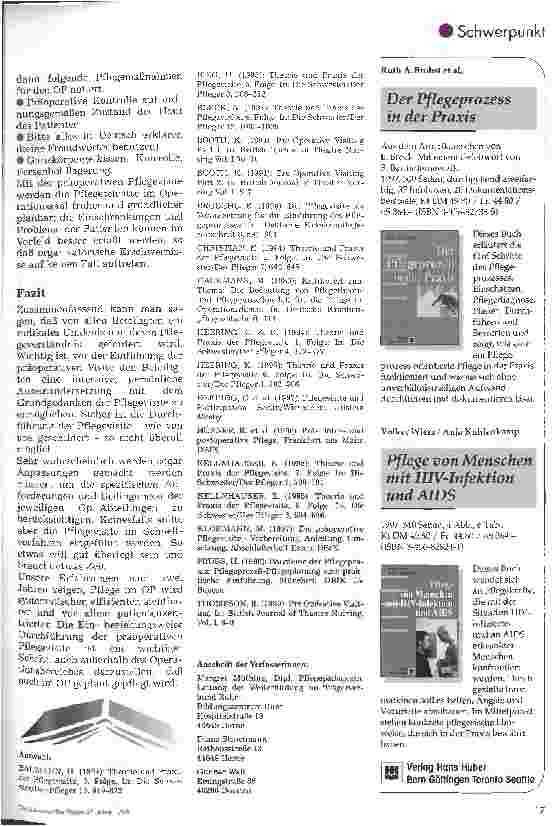 Vorschauseite 5: Die präoperative Pflegevisite Theorie und Praxis