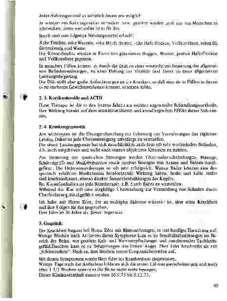 Vorschauseite 3: Pflege eines Patienten mit Multipler Sklerose