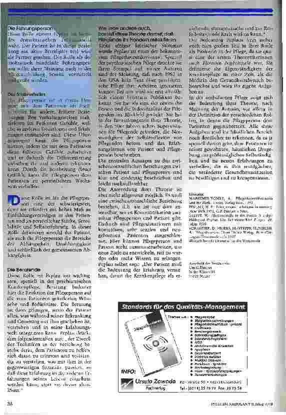 Vorschauseite 3: Verstehen was in der Pflegesituation passiert Hildegard Peplau und die interpersonale Psychodynamische Krankenpflege