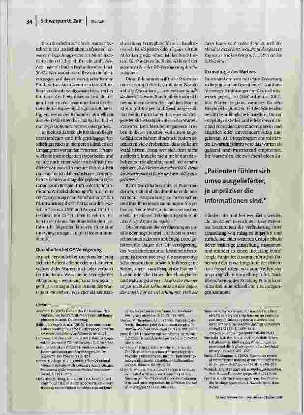 Vorschauseite 2: Warten und Durchhalten